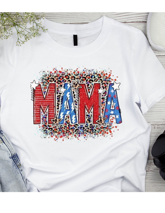 RED WHITE BLUE MAMA